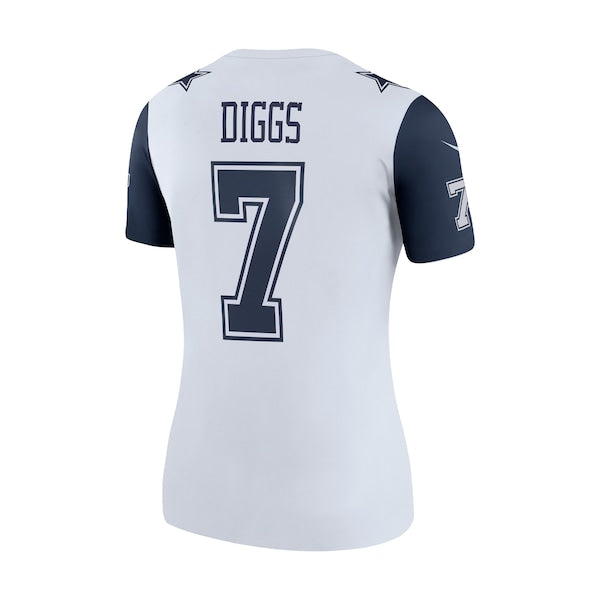 Trevon Diggs Dallas Cowboys Nike Women's Alternate Legend Jersey - White/Navy - Image 6