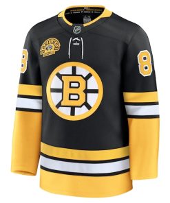 Alternative view of David Pastrnak Boston Bruins  Alternate 100th Anniversary Premium Jersey - Black