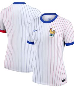 France National Team Nike Women's 2024 Away Replica Blank Jersey - White
