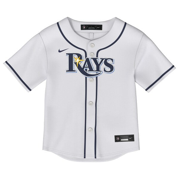 Tampa Bay Rays Toddler Home Replica Jersey - White - Image 2