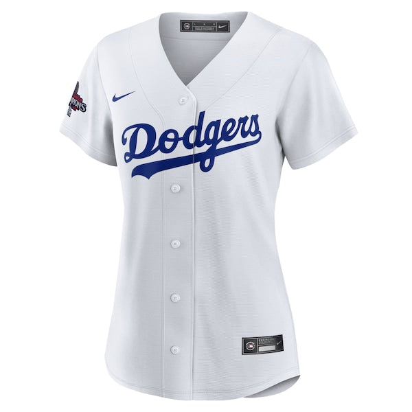 Yoshinobu Yamamoto Los Angeles Dodgers Nike Women's 2024 World Series Champions Home Replica Player Jersey - White - Image 2