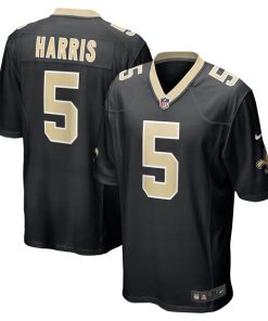Will Harris New Orleans Saints Nike  Game Jersey -  Black