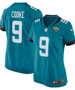 Logan Cooke Jacksonville Jaguars Nike Women's Game Jersey - Teal/Black