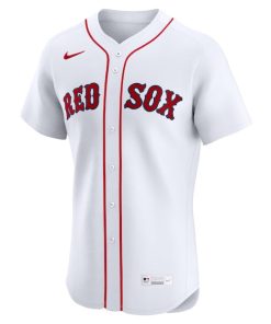 Alternative view of Boston Red Sox Nike Home Elite Custom Jersey - White