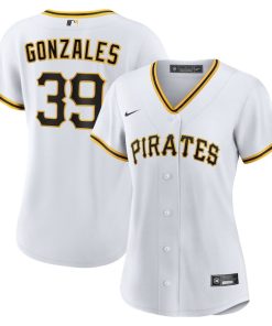 Nick Gonzales Pittsburgh Pirates Nike Women's Home Replica Jersey - White