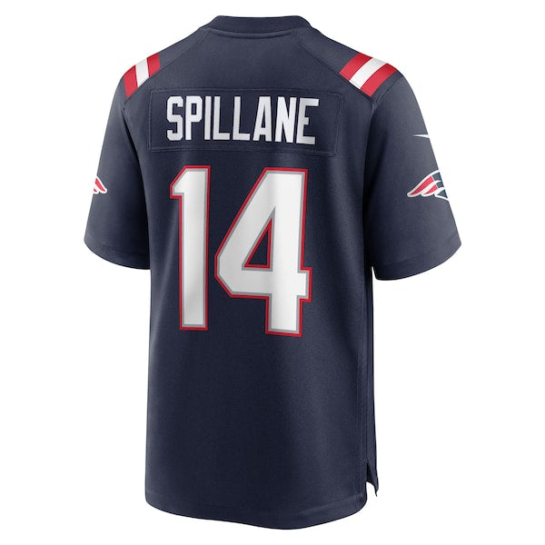 Robert Spillane New England Patriots Nike Team Game Jersey - Navy - Image 3