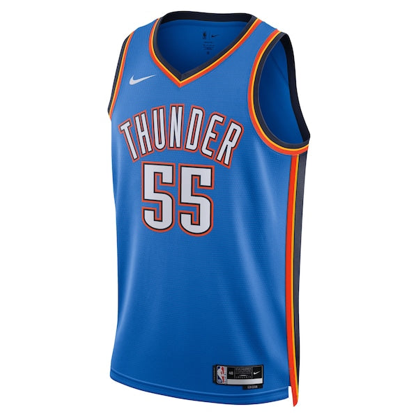 Isaiah Hartenstein Oklahoma City Thunder Nike Unisex 2025 NBA Finals Swingman Jersey - Icon Edition - Blue - Image 2