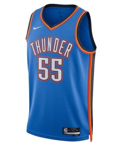 Alternative view of Isaiah Hartenstein Oklahoma City Thunder Nike Unisex Swingman Jersey - Icon Edition - Blue
