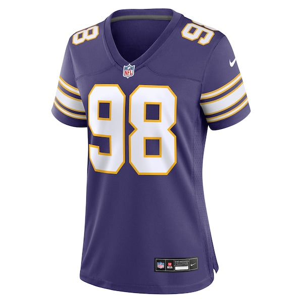 D.J. Wonnum Minnesota Vikings Nike Women's Classic Player Game Jersey - Purple - Image 2