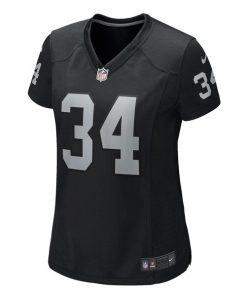 Alternative view of Thomas Harper Las Vegas Raiders Nike Women's  Game Jersey -  Black