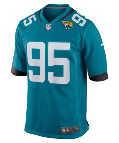 Alternative view of Roy Robertson-Harris Jacksonville Jaguars Nike Game Jersey - Teal