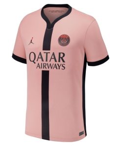 Alternative view of Khvicha Kvaratskhelia Paris Saint-Germain Nike Youth 2024/25 Third Replica Player Jersey - Pink