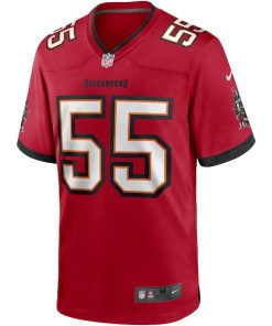 Alternative view of Derrick Brooks Tampa Bay Buccaneers Nike Game Retired Player Jersey - Red