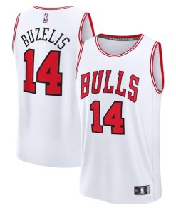 Matas Buzelis Chicago Bulls  Youth Fast Break Replica Player Jersey - Association - White Edition