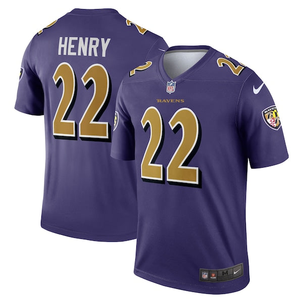 Derrick Henry Baltimore Ravens Nike Alternate Legend Jersey - Purple/Black - Image 2