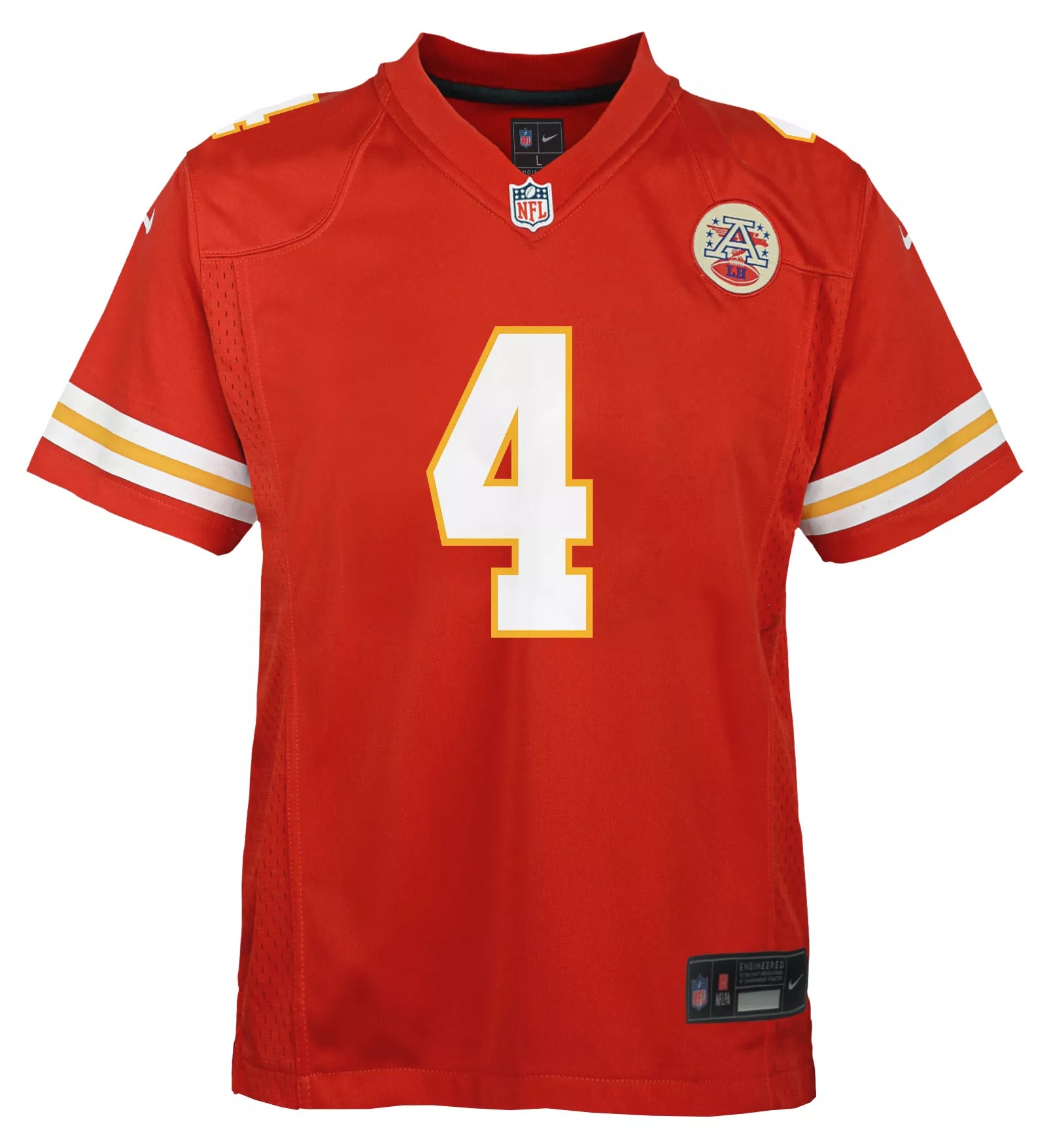 Rashee Rice Kansas City Chiefs Nike Youth Game Jersey - Red/White - Image 4
