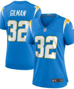 Alohi Gilman Los Angeles Chargers Nike Women's Game Jersey - Powder Blue