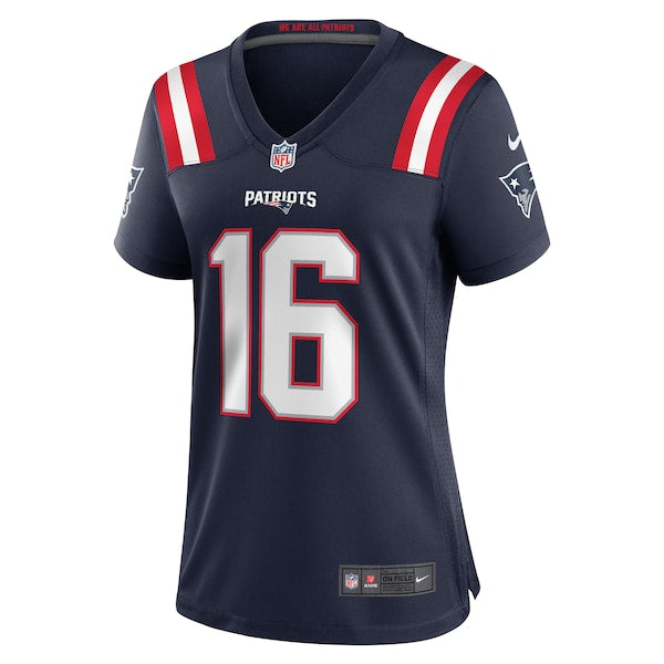 Malik Cunningham New England Patriots Nike Women's Team Game Jersey - Navy - Image 2