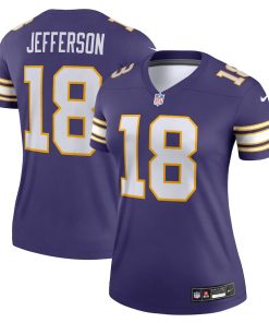 Justin Jefferson Minnesota Vikings Nike Women's Alternate Legend Jersey - Purple