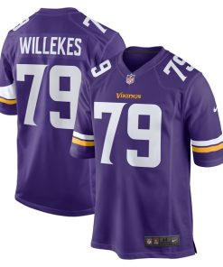 Kenny Willekes Minnesota Vikings Nike Game Jersey - Purple