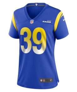Alternative view of Jaylen McCollough Los Angeles Rams Nike Women's Game Jersey -  Royal