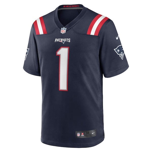 Number 1 Dad New England Patriots Nike Game Jersey - Navy - Image 2