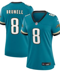Mark Brunell Jacksonville Jaguars Nike Women's Prowler Throwback Retired Player Game Jersey - Teal