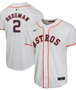 Alex Bregman Houston Astros Nike Youth Home Game Player Jersey - White