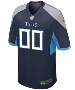 Alternative view of Tennessee Titans Nike Youth Custom Game Jersey - Navy