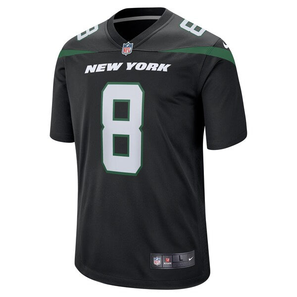 Aaron Rodgers New York Jets Nike Game Jersey - Black/Green/White - Image 4