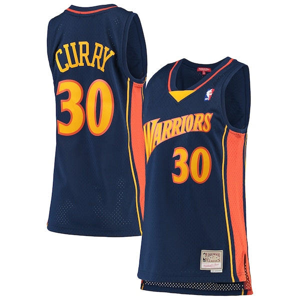 Stephen Curry Golden State Warriors Women's 2009-10 Hardwood Classics Swingman Jersey - Navy