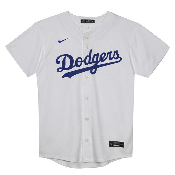 Los Angeles Dodgers Preschool Home Blank Replica Jersey - White - Image 2