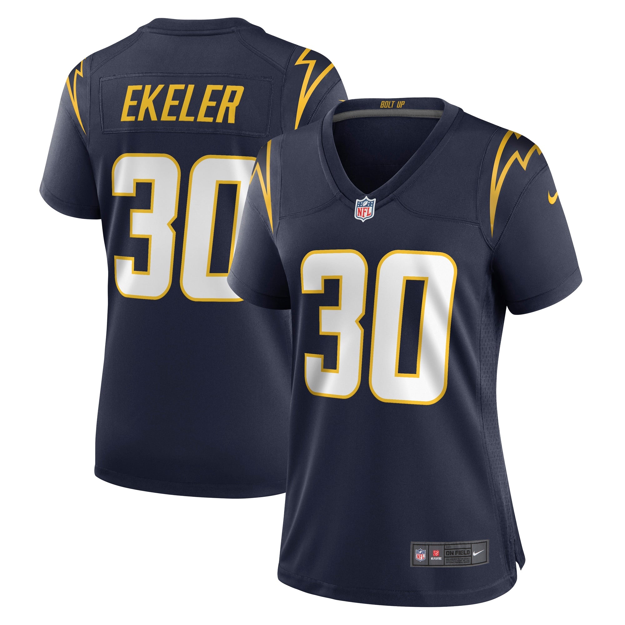 Austin Ekeler Los Angeles Chargers Nike Women's Game Jersey - Royal/Navy/White - Image 2