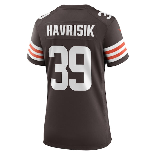 Lucas Havrisik Cleveland Browns Nike Women's Team Game Jersey - Brown - Image 3