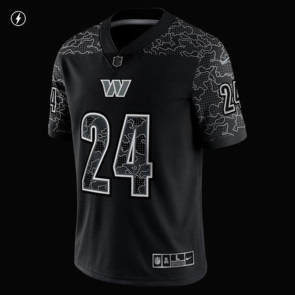 Antonio Gibson Washington Commanders Nike RFLCTV Limited Jersey - Black - Image 5