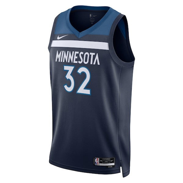 Karl-Anthony Towns Minnesota Timberwolves Nike Unisex Swingman Jersey - Icon Edition - Navy - Image 2