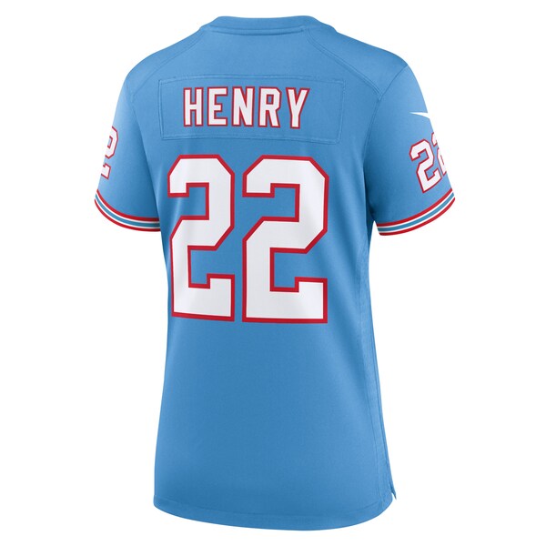Derrick Henry Tennessee Titans Nike Women's Player Jersey - Light Blue/Navy - Image 4