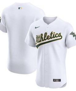 Oakland Athletics Nike Home Elite Jersey - White