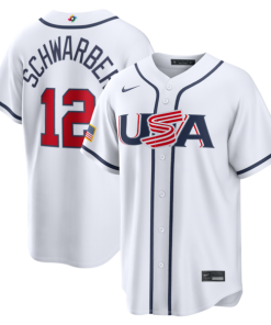 Kyle Schwarber USA Baseball Nike 2026 World Baseball Classic Home Stadium Jersey - White