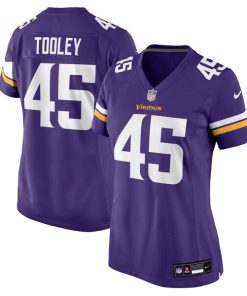 Alternative view of Max Tooley Minnesota Vikings Nike Women's Team Game Jersey -  Purple