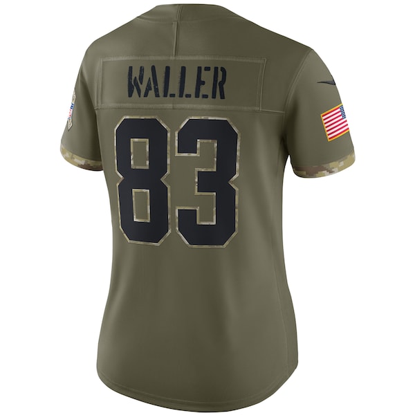 Darren Waller Las Vegas Raiders Nike Women's 2022 Salute To Service Limited Jersey - Olive - Image 3