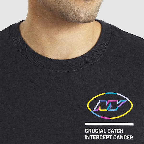 New York Jets Nike 2025 NFL Crucial Catch Tri-Blend Dri-FIT T-Shirt - Black - Image 7