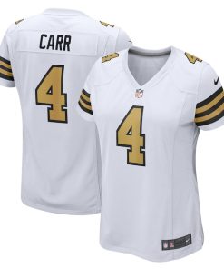 Derek Carr New Orleans Saints Nike Women's Alternate Game Jersey -  White