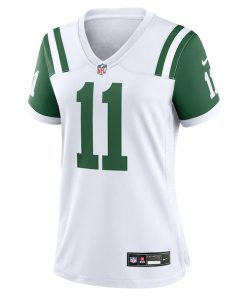 Alternative view of Jermaine Johnson II New York Jets Nike Women's Classic Alternate Player Game Jersey - White