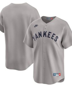 New York Yankees Nike Cooperstown Collection Limited Jersey - Gray
