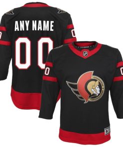 Ottawa Senators Youth Home Custom Premier Jersey - Black