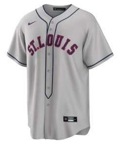 Alternative view of Nolan Arenado St. Louis Cardinals Nike 2024 Rickwood Classic Replica Player Jersey - Gray