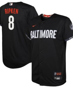 Cal Ripken?Baltimore Orioles Nike Youth 2023 City Connect Replica Player Jersey - Black