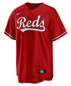 Alternative view of Cincinnati Reds Nike Big & Tall Alternate Replica Team Jersey - Red