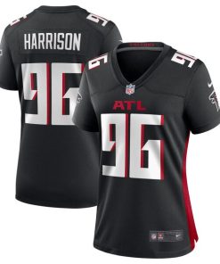 Zach Harrison Atlanta Falcons Nike Women's Team Game Jersey -  Black